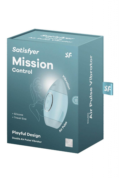 Clitoral Stimulator Mission Control Blue Satisfyer