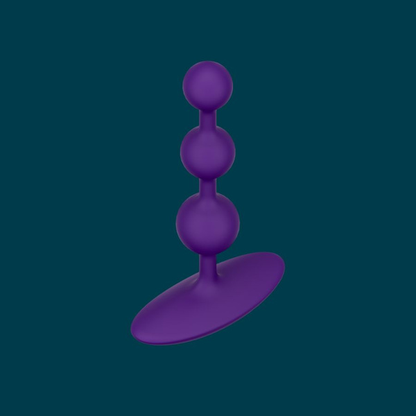 Amp Purple Anal Beads Romp