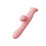 Wibrator Wielofunkcyjny Rose Thruster Strawberry Pink Zalo