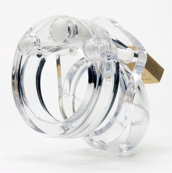 Poliwęglanowy Pas Cnoty Mini Me Chastity Cage Clear CB-X