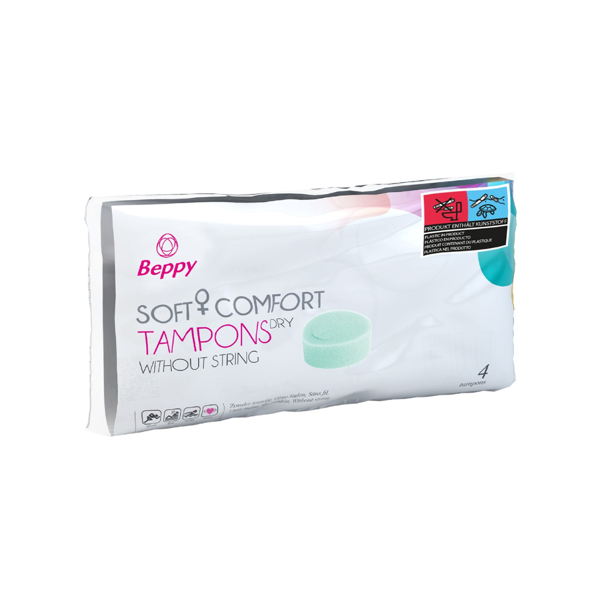 DOVELAND - Beppy Soft & Comfort Dry tampóny 4 ks
