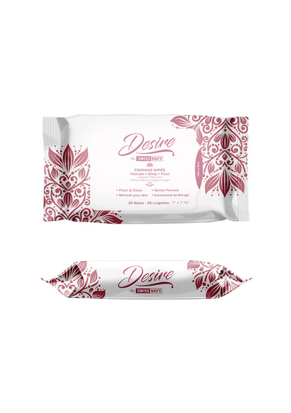 Desire by Swiss Feminine Wipes 25pcs box