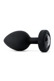 Vibrating Jewel Plug Xxl Black b-Vibe