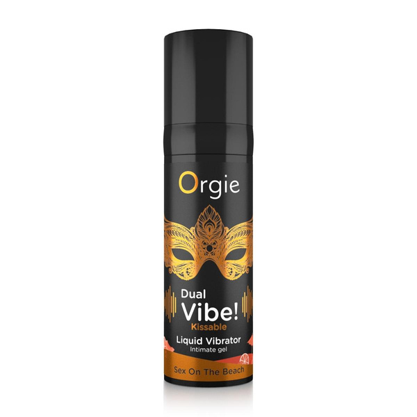 Wibrator W Płynie Dual Vibe! Sex On The Beach Kissable 15Ml Orgie