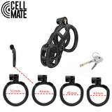 Pas cnoty Guardian Chastity Cage Black Size 3 CELLMATE