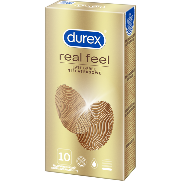 Prezerwatywy Nielateksowe Dla Naturalnych Doznań Real Feel 10 Szt. Durex