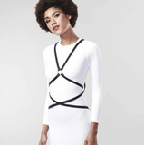 Maze Multi-way Harness Black Bijoux Indiscrets