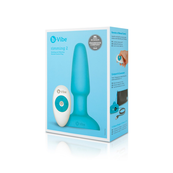 Korek analny Rimming Plug 2 Teal b-Vibe