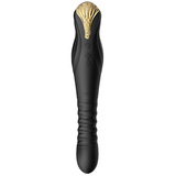 King Vibrating Thruster Obsidian Black Zalo