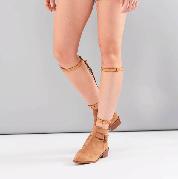 Maze Back Leg Garter Brown Bijoux Indiscrets