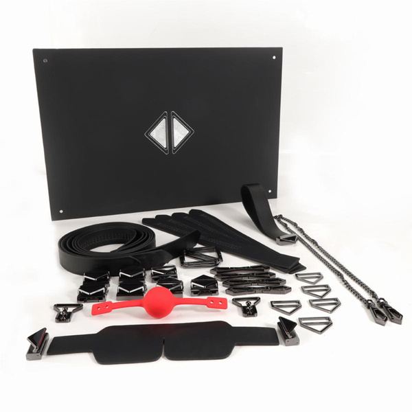 Zestaw Bdsm Bondage & Restraint Set Black LOCKINK
