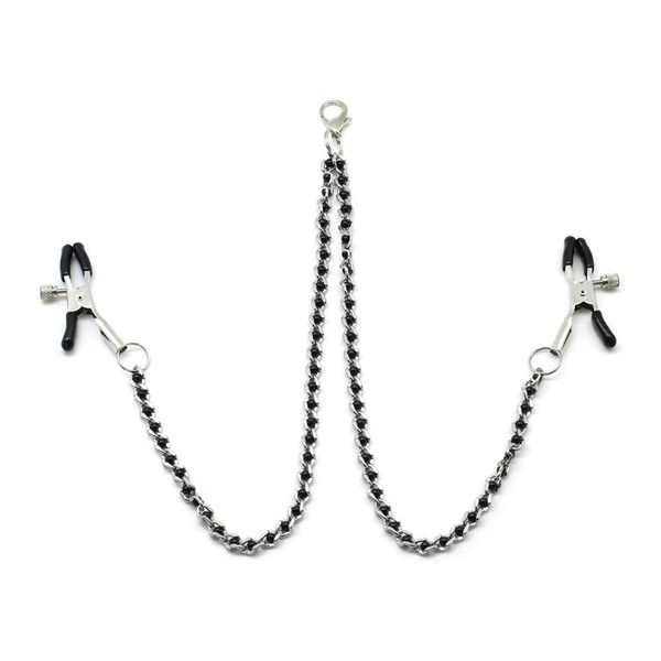 Liebe Seele Black Beads Chains & Nipple Clamps