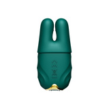 Vibrating Nipple Clamps Nave Turquoise Green Zalo