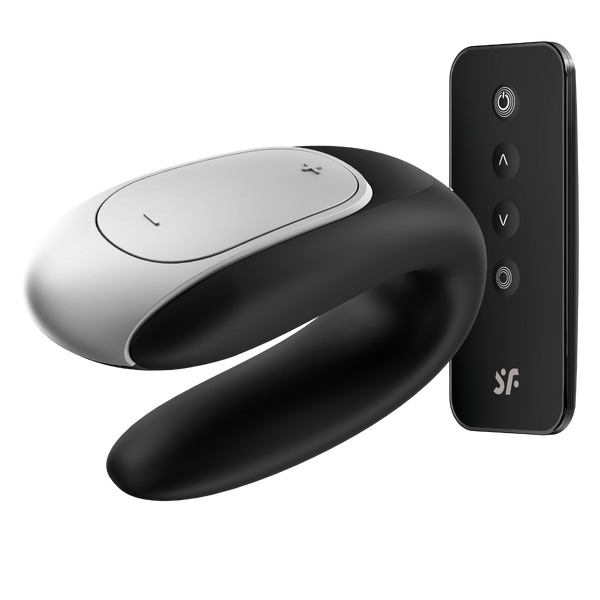 Couples Vibrator Double Fun Black Satisfyer
