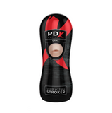Masturbator Pdx Elite Vibrating Oral Stroker Light Pipedream
