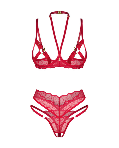 Obsessive lace lingerie set Cupide Desir L/XL