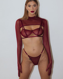 Ginny Burgundy Stringi L/Xl Promees