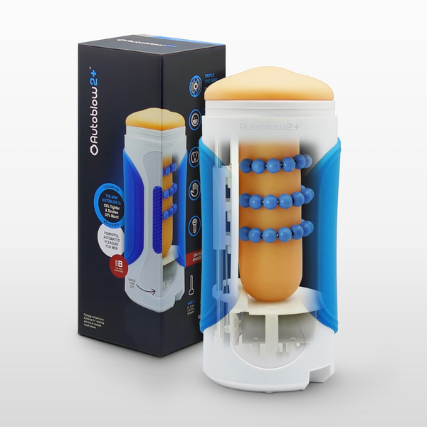 2 Plus Masturbator Sleave A Automatyczny Masturbator Z Kołnierzem A Autoblow