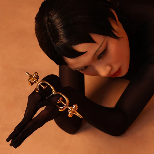 Finger Bound Play Collection-Metal Thumb Cuffs UPKO