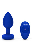 Korek analny Vibrating Jewel Plug L/Xl Navy b-Vibe
