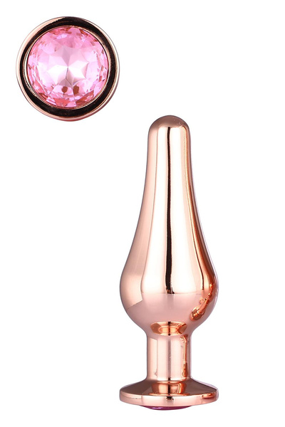 DREAMTOYS GLEAMING LOVE ROSE GOLD PLEASURE PLUG S