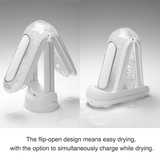 Masturbator Flip Zero Electronic Vibration White Tenga