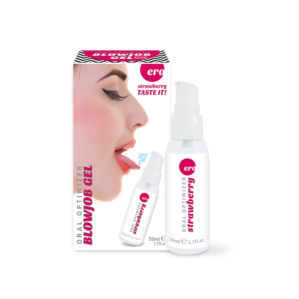  Ero By Hot Oral Optimizer Deepthroat Gel Strawberry 50ml Shots