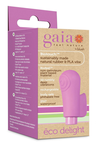 Blush Gaia Eco Delight Purple Blush Clitoral Stimulator