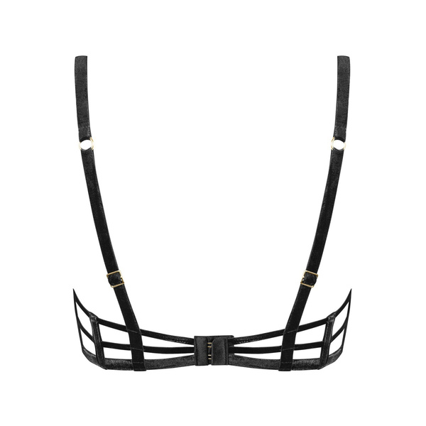 Petitenoir Set bra and brief XL Noir Handmade