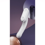 Wibrator No.7 Thrusting Vibrator With Suction White Qingnan