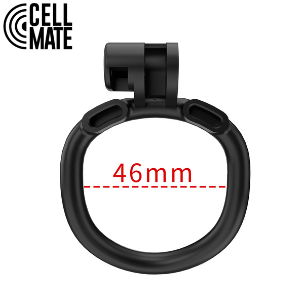 Pas cnoty Centurion Chastity Cage Black Size 4 CELLMATE