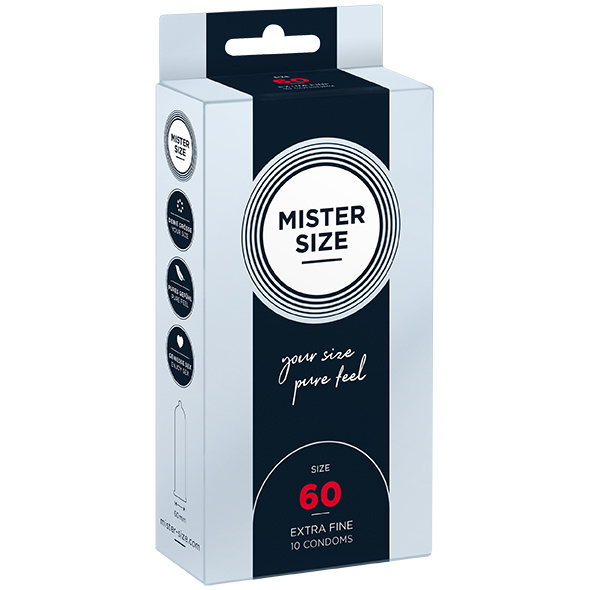 Condoms 60 Mm 10 Pieces Mister.Size