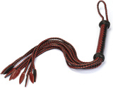 Pejcz Wine Red and Black Leather Cat O Nine Tails Liebe Seele