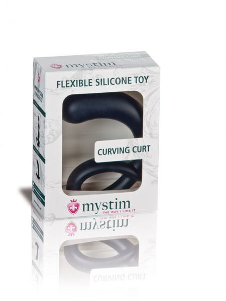 Silikonowy Masażer Prostaty Curving Curt Mystim