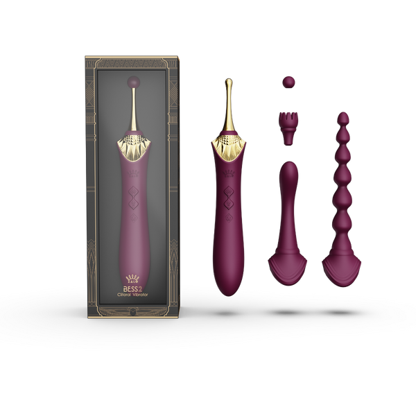 Multifunctional Vibrator Bess 2 Velvet Purple Zalo