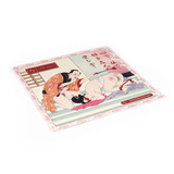 Liebe Seele Kinbaku Ukiyoe Red Rosy Leather Mini Crop