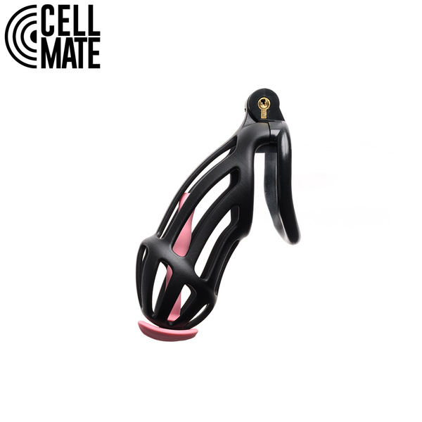 Pas cnoty Centurion Chastity Cage Black Size 4 CELLMATE