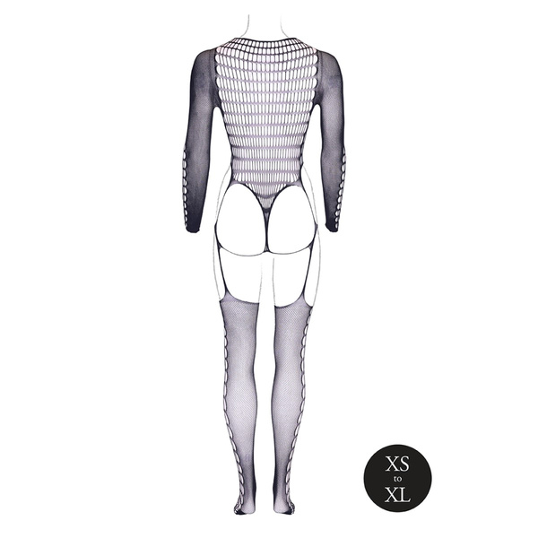 Bodystocking Kalyke Xxiii With Turtleneck Black Os Le Désir