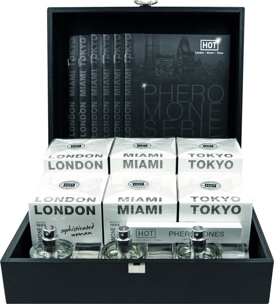 Zestaw dla kobiet Pheromone Perfume woman 6x30 ml Wood box HOT