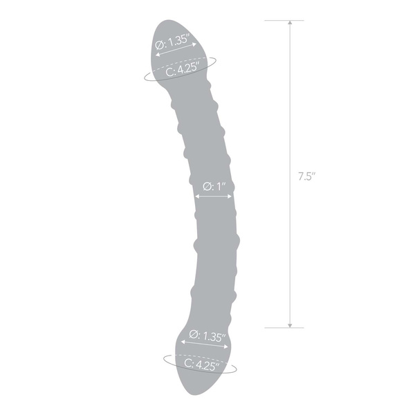 Glas - Double Trouble Glass Dildo