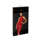 Dress F354 Orgia Midi Dress Red L Noir Handmade