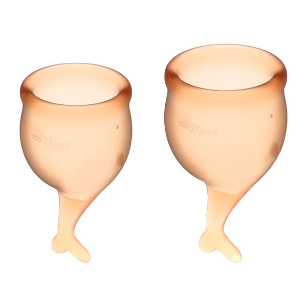 Kubeczki Menstruacyjne Feel Secure Menstrual Cup Set Satisfyer