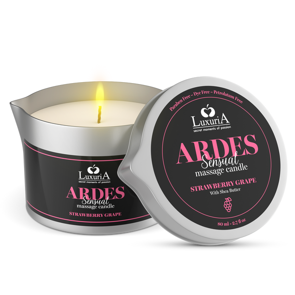 IntimateLine Luxuria Ardes Massage Candle Strawberry Grapes 80ml