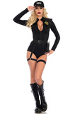 Przebranie Policjantki Swat Team Babe Bodysuit Xs Leg Avenue