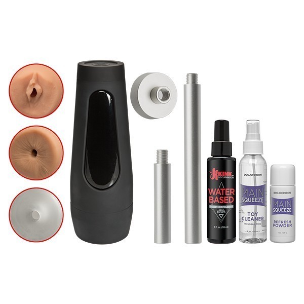 Sada príslušenstva k sexuálnemu stroju Kink Power Banger Fuck Hole Accessory Pack 10-dielna súprava