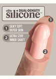 6 Inch Dual Density Silicone Cock Light