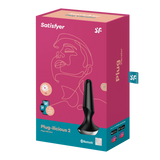 Korek Analny Plug-Ilicious 2 Black Satisfyer