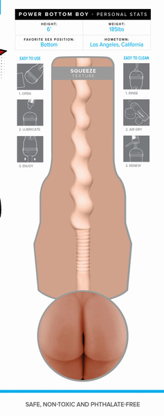 Masturbator Fantasy Power Bottom Boy Fleshjack