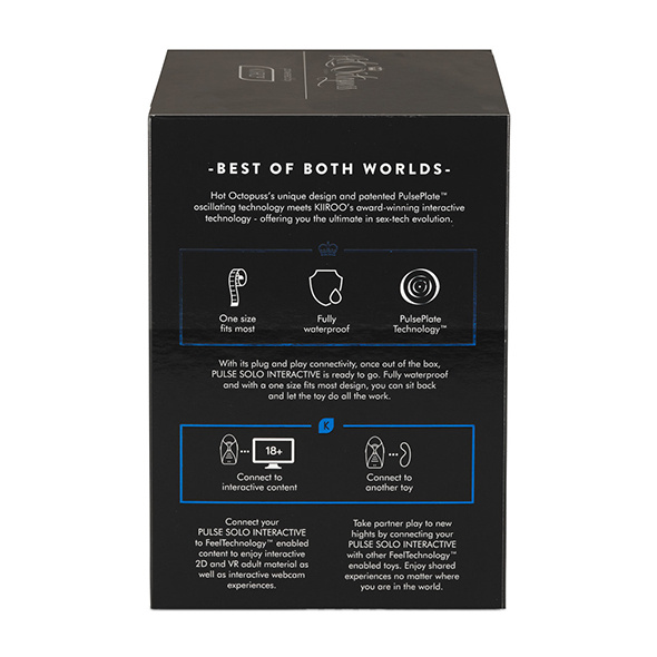 Wibrujący Masturbator Z Możliwością Sterowania Aplikacją Pulse Solo Interactive Hot Octopuss