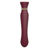 Wibrator Legend Queen Set G-Spot Pulse Wave Wine Red Zalo